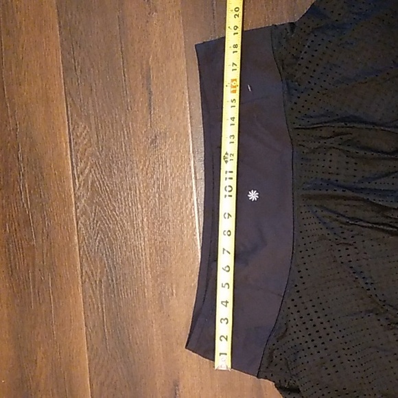 NEW ATHLETA A-GAME 14" SKIRT BLACK TENNIS SKIRT SZ XL SPORTS ATHLETIC CUTE - Picture 15 of 17